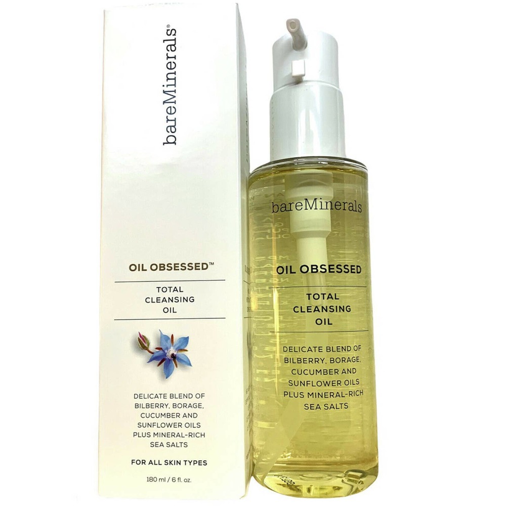 Bare Minerals Oil Obsessed Total Hydrating Cleansing Oil - Face Cleanser New